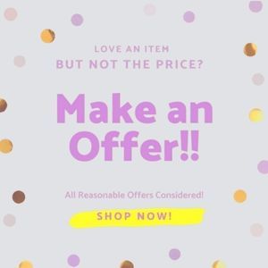 ALL OFFERS CONSIDERED ⭐REASONABLE OFFERS ACCEPTED⭐